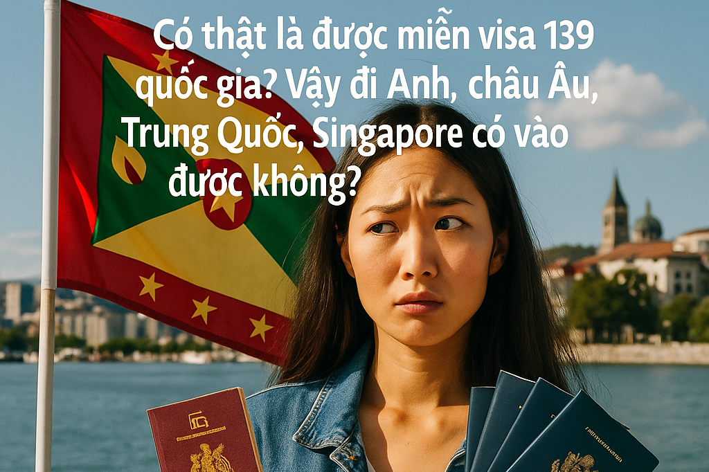 Có thật là được miễn visa 139 quốc gia? Vậy đi Anh, châu Âu, Trung Quốc, Singapore có vào được không?